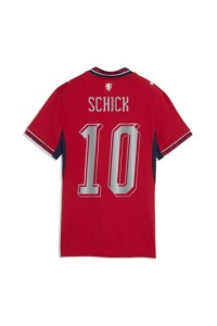 Tšekki Patrik Schick #10 Jalkapallovaatteet Naisten Kotipaita MM-kisat 2026 Lyhythihainen